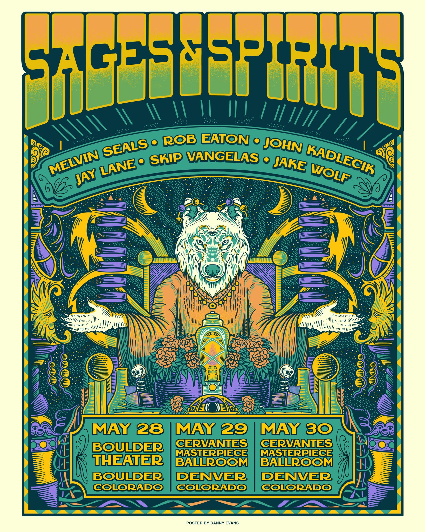 Melvin Seals Jerry Garcia Symphonic Celebration Tour Poster 2026–2027